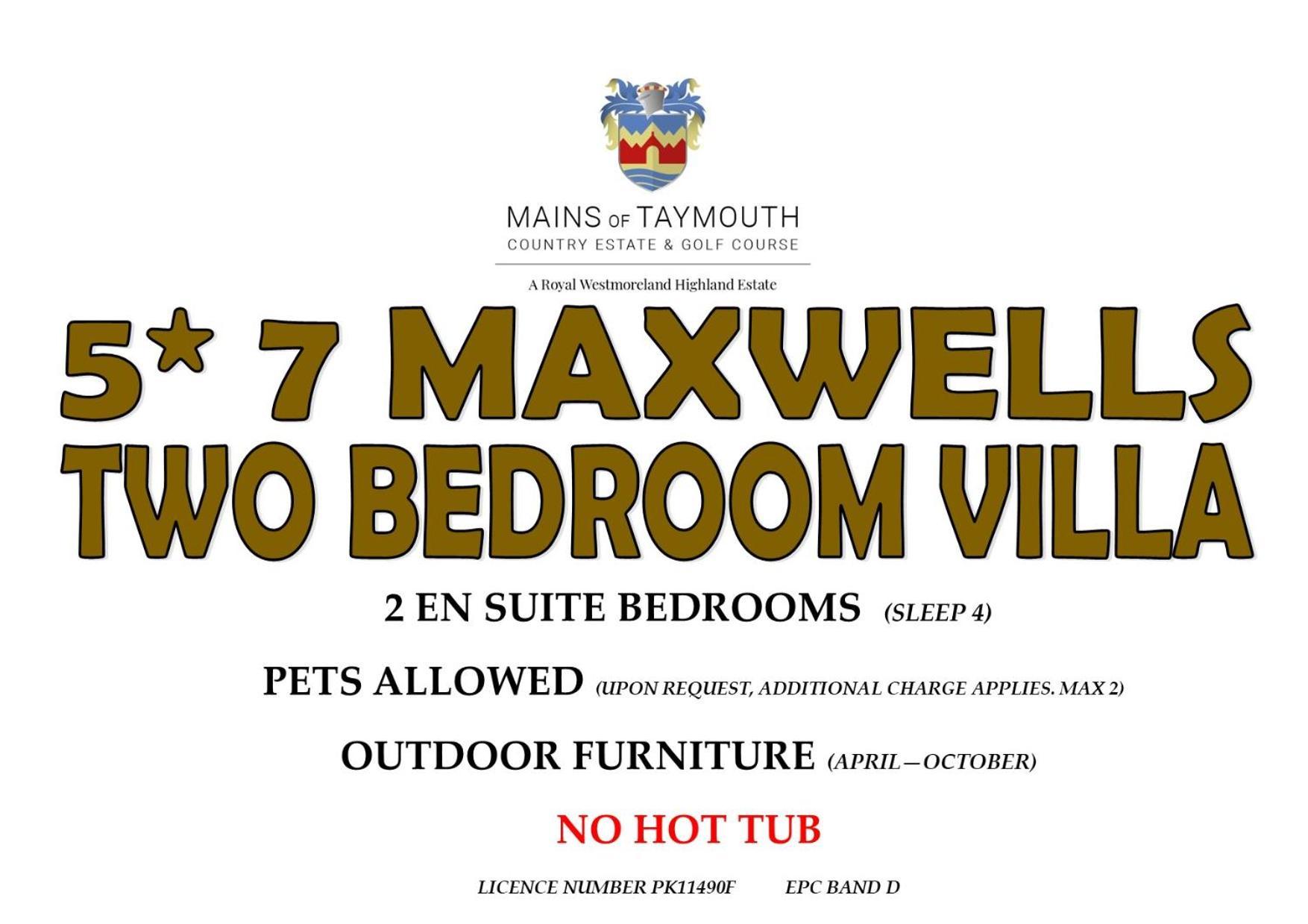Mains Of Taymouth Country Estate 5* Maxwell * Kenmore (Perth and Kinross)