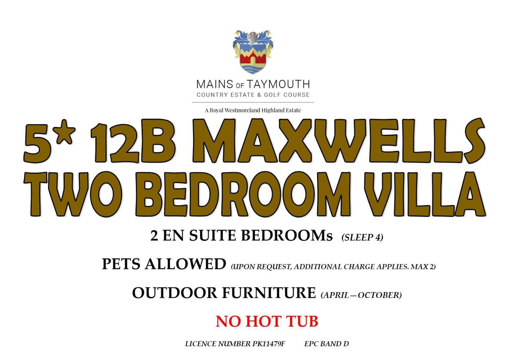 Mains Of Taymouth Country Estate 5* Maxwell Villa Kenmore (Perth and Kinross)